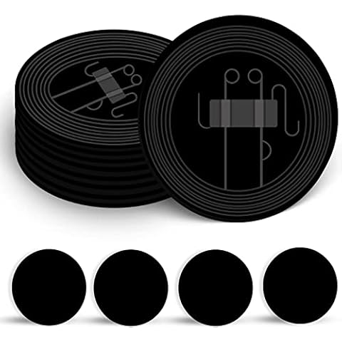 30pcs NFC Tags NTAG215 NFC Cards Round NFC Tag Schwarz 504 Byte NFC 215 Wiederbeschreibbar NFC Card Black NFC Tag Card NFC Tag für iphone Compatible with Android and NFC Enabled Phones and Devices Cover