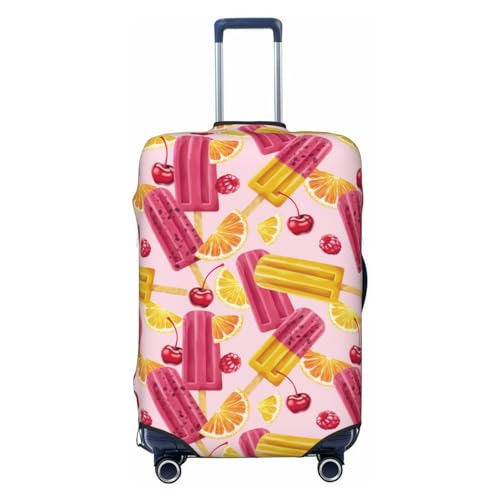 VOSERY Travel Luggage Cover - cute Popsicle Washable Suitcase Covers Protector Fits 18-32 Inches Luggage