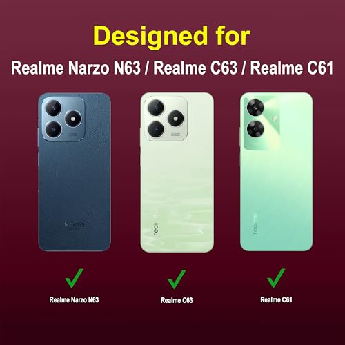 Image of Zapcase Back Case Cover for Realme Narzo N63 | Compatible for Realme Narzo N63 Back Cover | Liquid Silicon Magic Case with Camera Protection | Plum