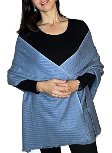 Cashmere and Merino Wool Scarf Women Cashmere Wrap Cashmere Shawl Large Size 77x26 inches