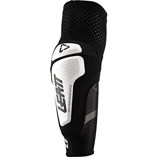 Leatt 3DF 6.0 Elbow Guards | Motorcycle Protection | Black/White