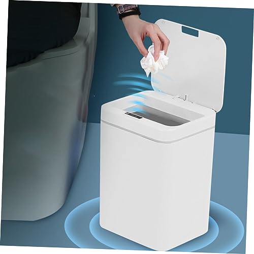 Cesto de basura automático con sensor inteligente y apertura táctil miniatura 4