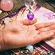 Pendel zum Wahrsagen der Radiästhesie aus Amethyst,Wahrsagerische Pendel aus Amethyst,Radiästhesie Pendel,Wahrsagerische Pendel,Pendel zum Wahrsagen der Radiästhesie