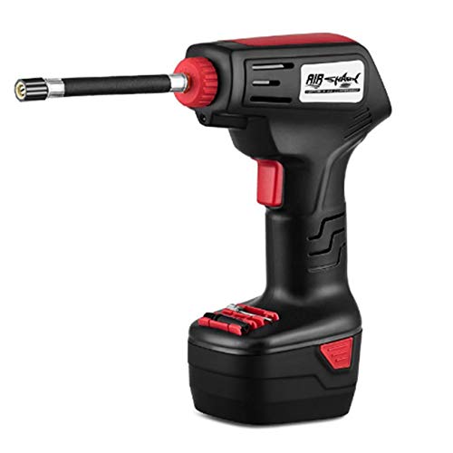 Preisvergleich Produktbild Notfall tragbare wiederaufladbare Handheld Electric Bike Fahrzeug Auto Reifen aufblasbare Pumpe drahtlose Luftpumpe Notfall Inflator (schwarz) JBP-X