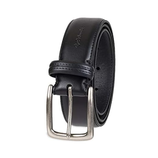 Columbia Men's Trinity Logo Belt-Casual Dress with Single Prong Buckle for Jeans Khakis , Black, 50