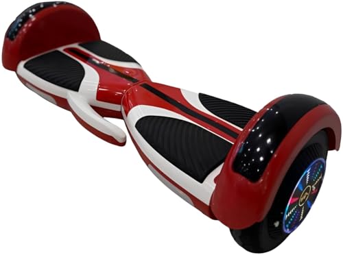 Two-Wheel Self-Balancing Electric Hoverboard Durable Plastic Body Indoor & Outdoor Use LED Wheels Rechargeable Battery
