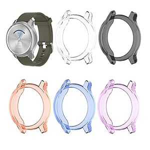 Tencloud Gevallen Compatibel met Garmin Vivomove Luxe/Stijl Beschermhoes Beschermhoes Beschermhoes Zachte TPU Bumper…