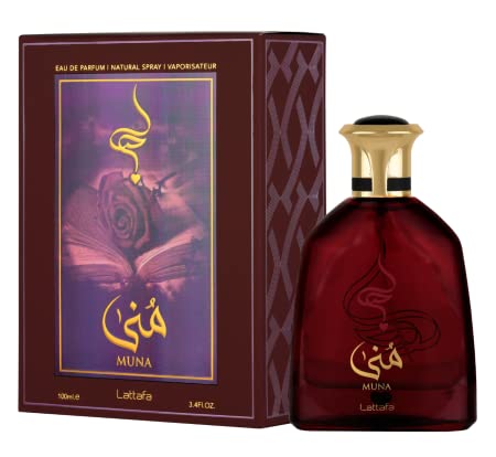 Lattafa Mona For Women Eau De Parfum 3.4 Oz