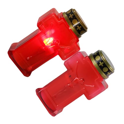 Velas LED sin llama litúrgicas para evitar incendios y manchas de cera