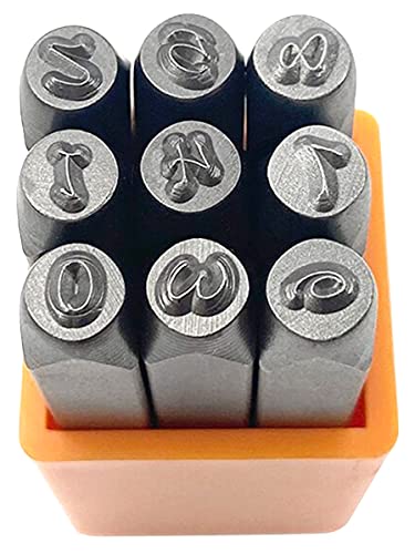 レザークラフト ポンチ 刻印 ハンドメイド アルファベット 大文字 小文字 数字 英語 打刻印 銅板 真鍮板 アルミ版 指輪