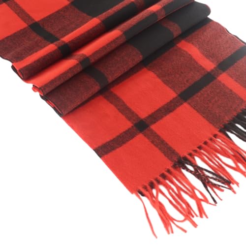 Super Soft Plaid Scarf for Women and Men-Winter Unisex Classic Tartan Plaid Scarves - Image 6