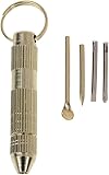 1Pc Gold 4 in1 Mini Portable Golden Opener Screwdrivers Ear Pick Ear Cleaner Keychain Kit Fashion Processed Health and Household Health Care Ear Care Earwax Removal Earwax Removal Products