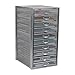 Mind Reader File Storage Drawers, Desk Organizer, Multi-Purpose, Crafts, Office, Metal Mesh, 10.75