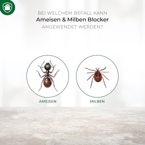 PROTECT HOME Ameisen & Milben Blocker, insektizidfreies, natürliches Ameisenmittel gegen Ameisen auf Wegen, Plätzen, Terrassen, in Beeten oder im Rasen, 200 g Dose