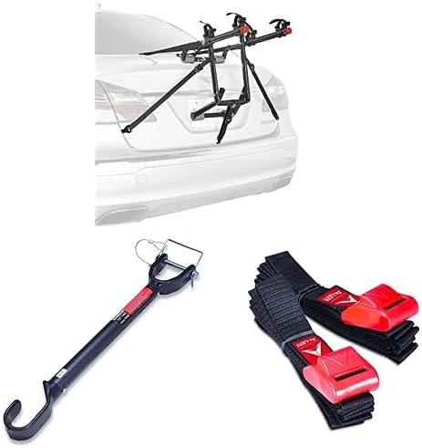 Allen Bike Rack + Adaptor Bar + Cargo Strap Kit for Bicycle