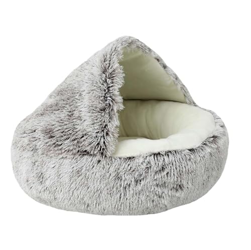 Olvys Cosy Cocoon Dog Bed, Cocoon Pet Bed for Dogs with Cover Cave, Washable Round Cat Dog Beds Pet Mattress