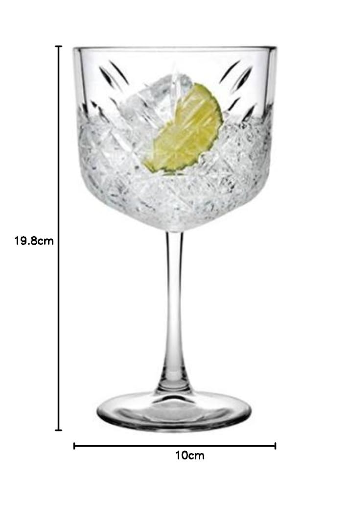 Pasabahce, 440237, bicchieri da cocktail "Timeless", design in cristallo, altezza ca. 20 cm, set da 2, vetro