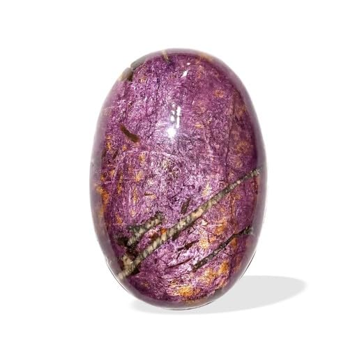 Starborn Purpurite Taille de la main Pierre polie 5-6cm, 1 pièce Pierre précieuse Purpurite