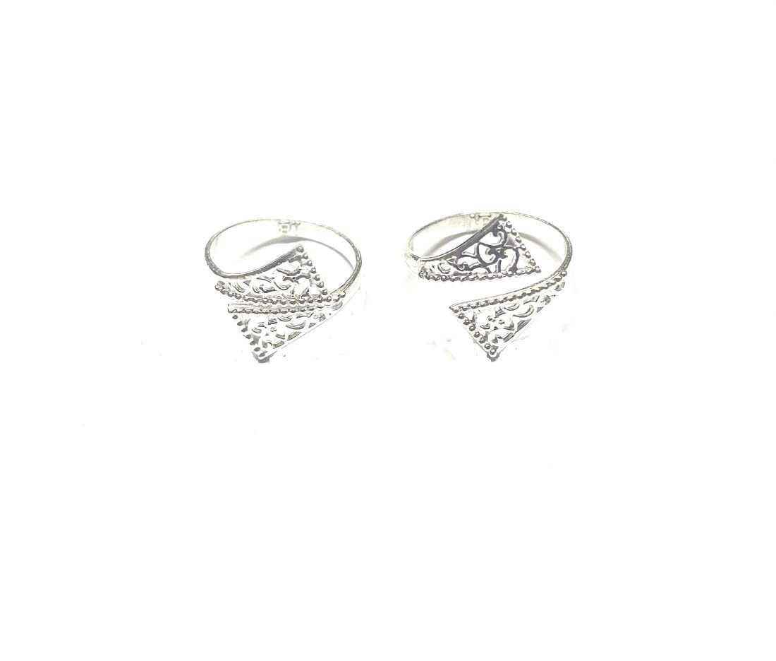 RISYANKA JEWELS Women Stylish alloy toe ring ATR1-picture-10