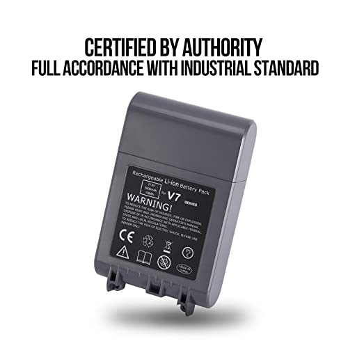 Formiko Upgraded 5.0 Ah 21.6V Replacement Battery For V7, Compatible With Dyson V7 Animal, Motorhead, Absolute, Trigger, Fluffy, Hepa, Car+Boat & Sv11, Cordless Vacuum Original Li-Ion Battery Pack #TOP5