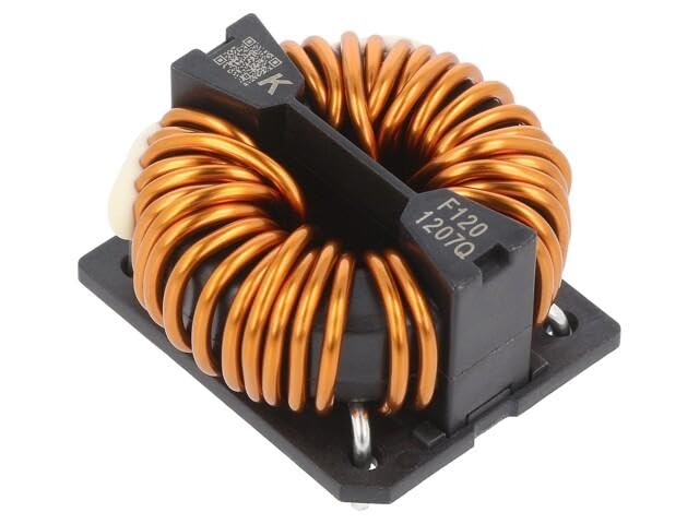 Inductance 3,2mH SCF29XV-120-1R6A017JH composant THT filtrage mode commun 6,45mΩ