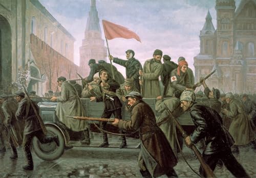 Tableau la Prise du Kremlin Maximov Toile Décoration Murale Haut de Gamme