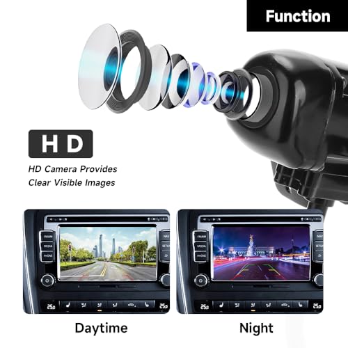 Image of Rear View Back Up Wide Angle Camera Park Assist Reverse Camera for Hyundai Santa Fe Sport 2.0L L4 - Gas, 2.4L L4 - Gas 2018 (2.0T, 2.0T Ultimate, Base) - Replace Part 957602W650 95760-2W650