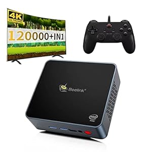 Kinhank Mini PC,Super Console X PC Lite Game Console with 120000+ Games,Compatible with PSP/PS2/PS1/ARCADE/ATARI/SEGA…