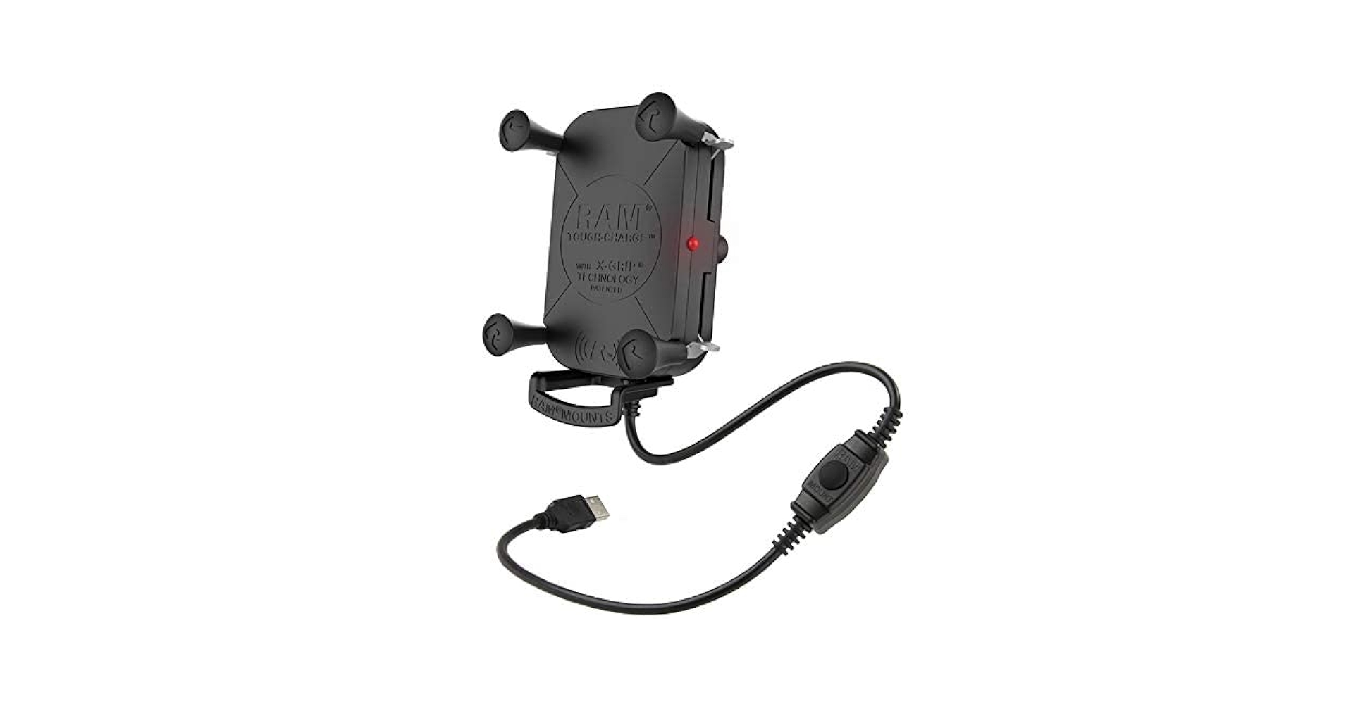RAMマウント Qi 防水ワイヤレス充電Xグリップ RAM-HOL-UN12WB Amazon.com: RAM Mounts Tough-Charge with X-Grip 15W