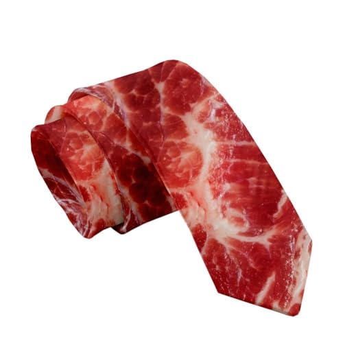 Corbatas con estampado de carne divertidas para evitar trajes aburridos en bodas 5