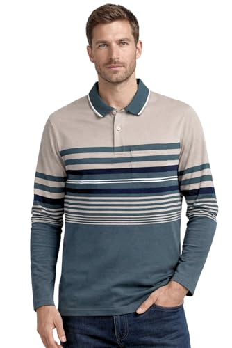 Image of SANE ORIGINALS Full Sleeves Textured Polo Tshirt for Men with Pocket || Long Sleeves Collar and Pocket T-Shirt for Men