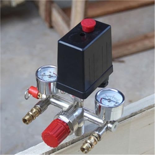 Soporte de compresor de aire de 1 puerto con interruptor de presión de 220V 3