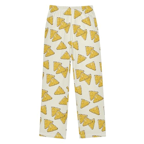 Pajamas Pants Soft Tortilla Chips Long Sleep Pjs Lounge Pajama Bottoms Elastic Waist with Pockets