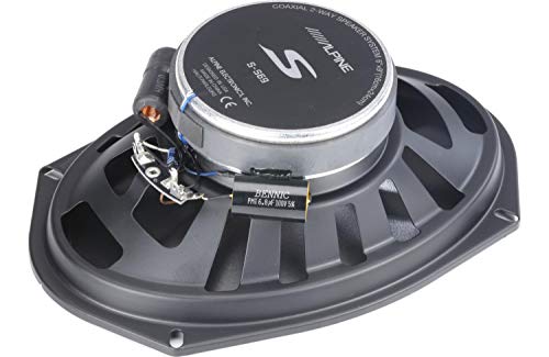 Alpine S-S69 S-Series 6X9-Inch Coaxial 2-Way Speakers (Pair) #TOP3