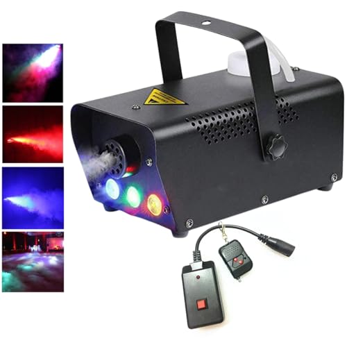 Maquina De Fumaça 1000w Luzes Rgb Led Iluminação Controle Remoto DMX DJ Festa (220v)