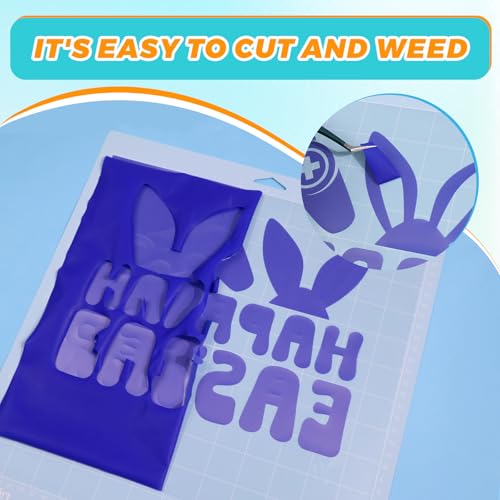 Image of Dark BluePuff Heat Transfer Vinyl - 12 inch x 5ft 3D Puff HTV Vinyl, Puffy Vinyl Iron-On for Fabrics, Perfect for DIY Clothing Design Customization, Compatible with Cricut & Cameo