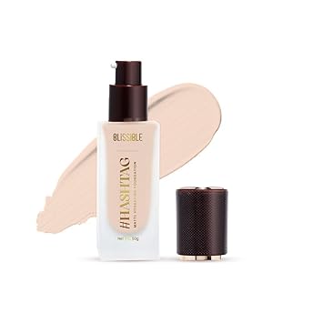 BLISSIBLE Hashtag Matte Hydrating Liquid Foundation for Women | Natural Matte Finish | Oil Control | Lightweight | Highly Blendable | Full Coverage Face Makeup - Shade 02-50gm