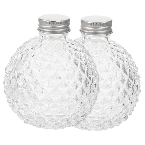 Cabilock Elegant Design 8oz Sealing Bottles for Kitchen Juice Storage Bottles Beverage Can Easy to Clean