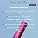 Bodyography Jet-Black Lengthening & Curling Mascara | Dual-Sided Silicone Comb Wand for Volume & Lift | Infused with Provitamin B5 for Conditioning | Smudge-Free, Flake-Free, Buildable Formula