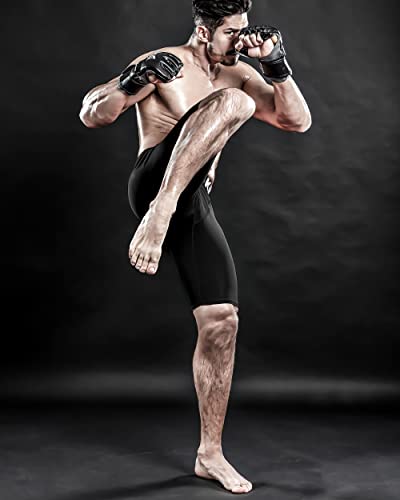 Drskin 4 Pack Men’s Compression Pants Tights Leggings Sports Baselayer Running Athletic Workout Active (9Classic B01 2P+3Line Bb301 2P, L) #TOP6