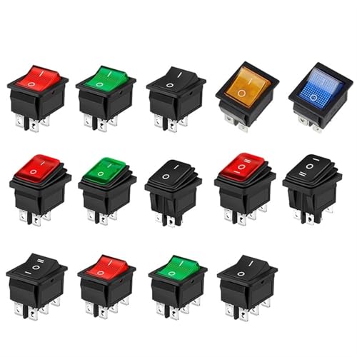 Interruptor KCD4 de 4 pines y 16A 250V CA para encendido de maquinaria industrial 2