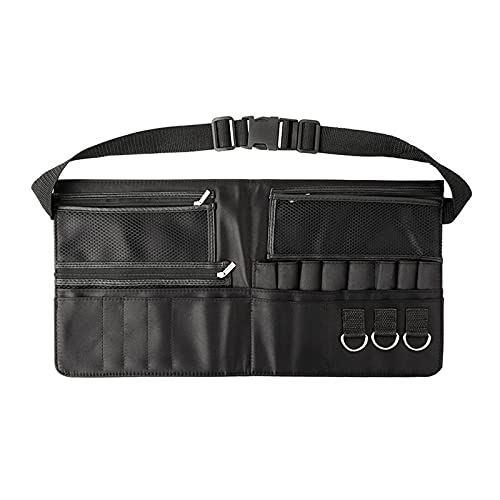 Sac à maquillage Porte-pinceaux de Ceinture hanches Multi poches Pochette outils avec ajustable Tissus hauts- doux Facile nettoyer toilette sécurisé pour...