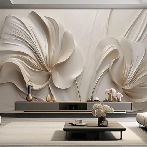 Papier peint relief 3D autocollant pour masquer les défauts du mur TV - 2