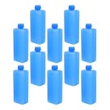 WHAMVOX 10 Pezzi Blocchi di Ghiaccio per Raffrescatore, Pe Blu, Raffreddamento Rapido per Vacanze Estive, Ufficio e Campeggio