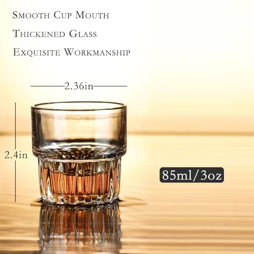 12Pack Heavy Base Shot Glass Set/Cordial Glasses/Liqueur Glasses/espresso shot glass(85ml/3oz) - Image 3