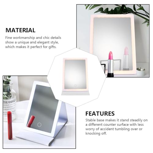 Miroir de maquillage pliable LED pour corriger les défauts d'éclairage de votre coiffeuse - 8