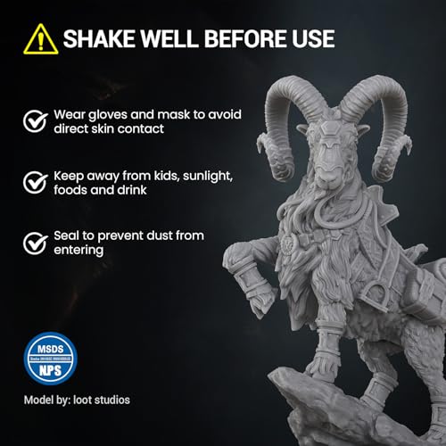 Uniformation HY-S03-HD GREY-1KG-US Hd 3D Printer Resin Standard Fast Uv Curing Plant-Based 3D Resin Liquid thumb #6