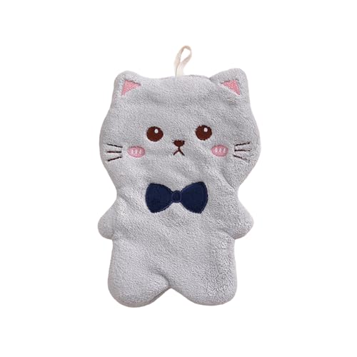 jiingekk Animal Patterneds Children Hand Towels Microfiber Absorbent Quick Drying Hanging Washcloths
