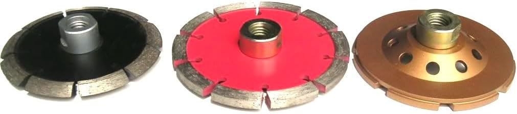 Angle Grinder Adapter - Convert 7/8" Arbor to 5/8"-11 Threaded Hub. Threading Grinding Wheels & Cut-Off Wheels (2 pack)