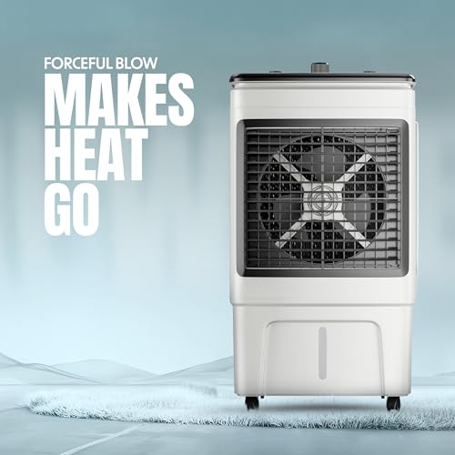 Image of CELLECOR ZEN CE Air Cooler 40L | Honeycomb Pads | 12 inch Fan (White & Black)